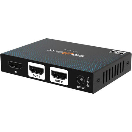 BZBGEAR Splitter HDMI 2.1 1x2 UHD 48 Gb/s 8K60 4K120 con Auto Downscaling