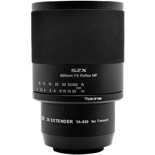 Tokina SZX 400mm f/8 Reflex Teleobjetivo Manual Kit con Extensor 2x Canon EF-M