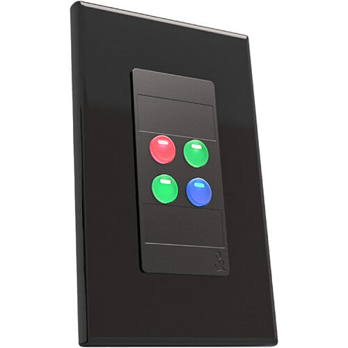 Allen & Heath IP4 Controlador de Pared con 4 Botones Programables y Alimentación PoE