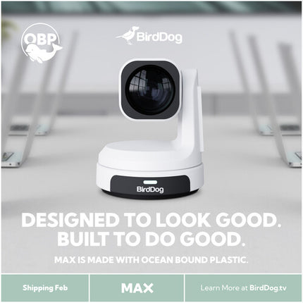 BirdDog MAX UHD 4K Cámara PTZ para Producción 12x Zoom Óptico 8.29MP