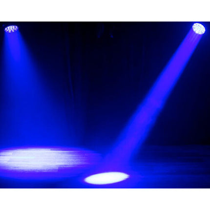 American DJ Vizi Pix Z19 RGBL Luz Móvil LED Wash Luz 19 LEDs 30W Ángulo 7-42°