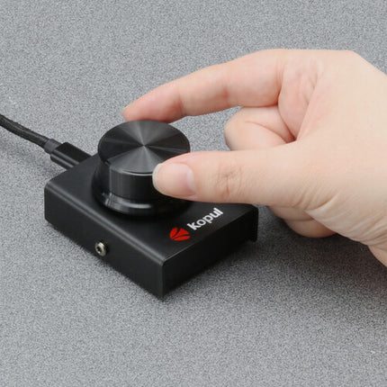 Kopul Compact Controlador de Volumen USB con Puerto USB-C y Función Mute