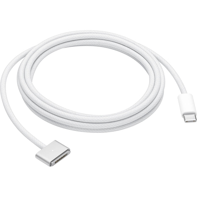 Apple USB-C a MagSafe 3 Cable 2 Metros Compatible con Modelos MacBook Silver