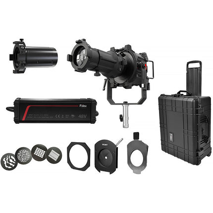 Fiilex G6 Color Luz LED Elipsoidal Cinematográfica 175W Kit H1 con Lentes 19° y 36°