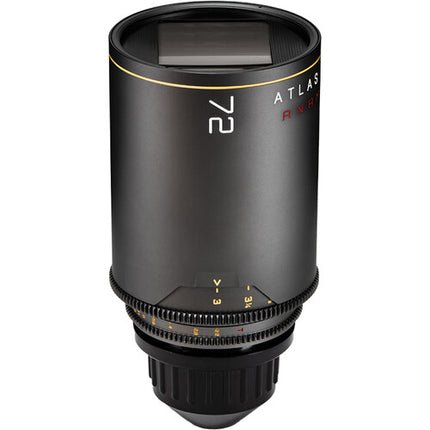 Atlas Lens Co Mercury 72mm T2.2 Anamórfico PL Montura Distancia 3'