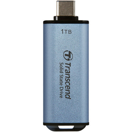 Transcend 1TB ESD300 SSD portátil USB 3.2 Gen 2 lectura 1050 MB/s color azul