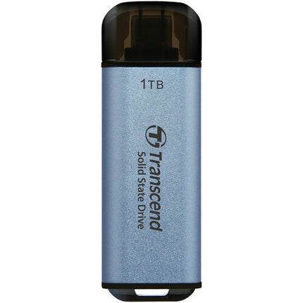 Transcend 1TB ESD300 SSD portátil USB 3.2 Gen 2 lectura 1050 MB/s color azul