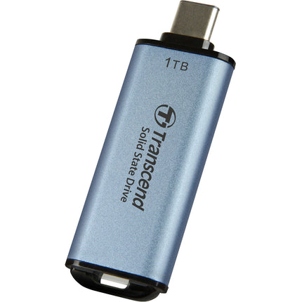 Transcend 1TB ESD300 SSD portátil USB 3.2 Gen 2 lectura 1050 MB/s color azul