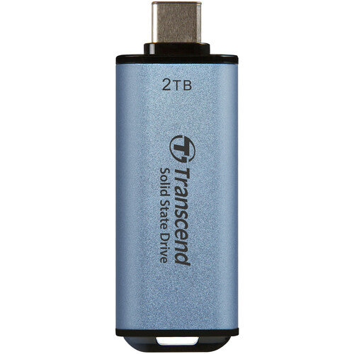 Transcend 2TB ESD300 SSD portátil USB 3.2 Gen 2 1050 MB/s azul cielo