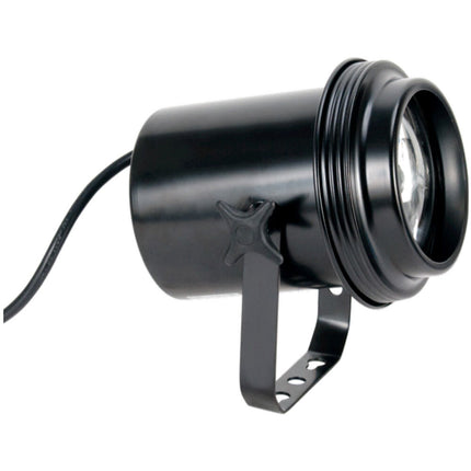 Eliminator Lighting PL1000EL Pinspot Par 36 Metal 30W Luz Negra