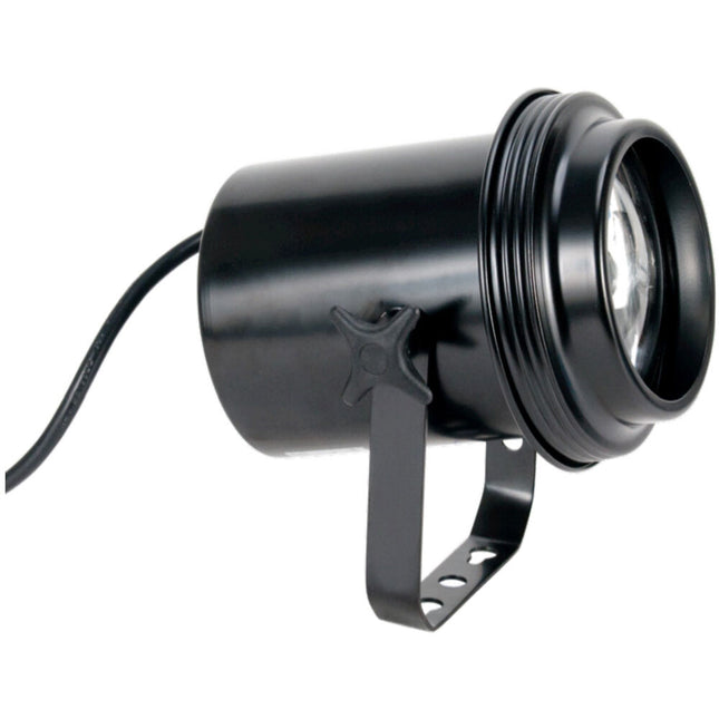 Eliminator Lighting PL1000EL Pinspot Par 36 Metal 30W Luz Negra