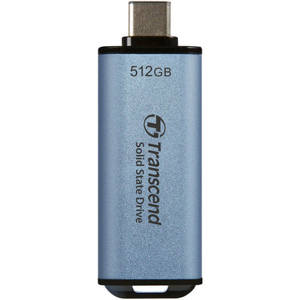 Transcend 512GB ESD300 SSD portátil USB 3.2 Gen 2 1050 MB/s azul cielo