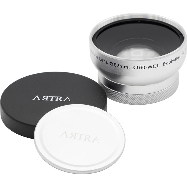 Artra Lab FUNKYFRAME WCL 16mm Lente de Conversión Gran Angular para FUJIFILM X100 Series Plata con Tapas