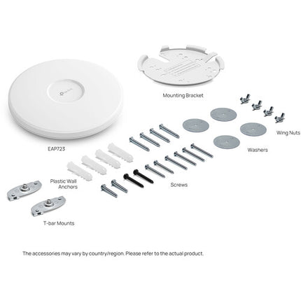 TP-Link Omada EAP723 BE5000 Punto de Acceso Wi-Fi 7 Dual-Banda 5012 Mb/s 2.5G PoE+
