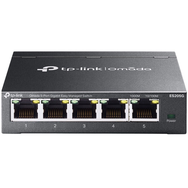 TP-Link Omada ES205G Switch de Red Gestionado 5 Puertos Gigabit 10 Gb/s Capacidad