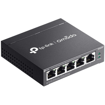 TP-Link Omada ES205GP Switch de Red Gestionado 5 Puertos Gigabit 65W PoE+