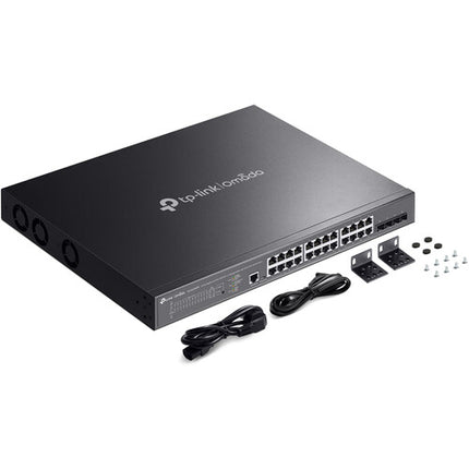 TP-Link Omada SG3428XMPP Switch de Red Gestionado 24 Puertos PoE++ 500W PoE Budget