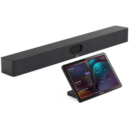 Yealink A40 Collaboration Bar y MD65 Monitor 65" UHD 4K para salas medianas