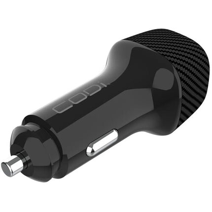 CODi Cargador de Auto USB 20W 2 Puertos USB-C y USB-A Seguro