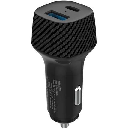 CODi Cargador de Auto USB 20W 2 Puertos USB-C y USB-A Seguro