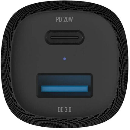 CODi Cargador de Auto USB 20W 2 Puertos USB-C y USB-A Seguro