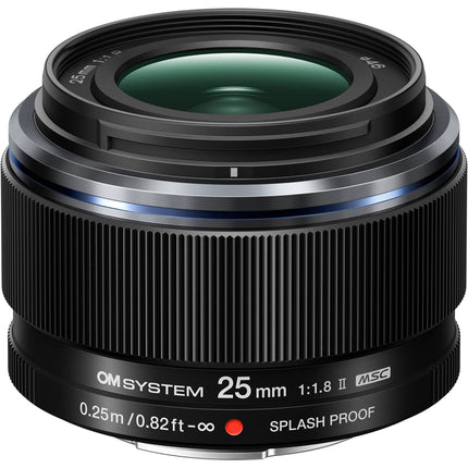 OM SYSTEM M.Zuiko Digital 25mm f/1.8 II Lente para Micro Cuatro Tercios con dos elementos asféricos