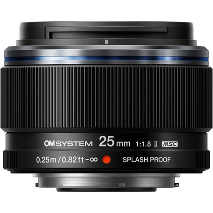 OM SYSTEM M.Zuiko Digital 25mm f/1.8 II Lente para Micro Cuatro Tercios con dos elementos asféricos