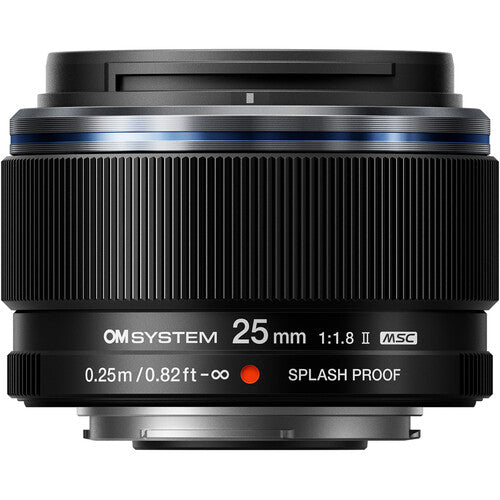 OM SYSTEM M.Zuiko Digital 25mm f/1.8 II Lente para Micro Cuatro Tercios con dos elementos asféricos