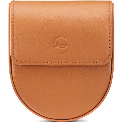 Funda de piel natural para Leica LUX Grip con soporte AirTag integrada