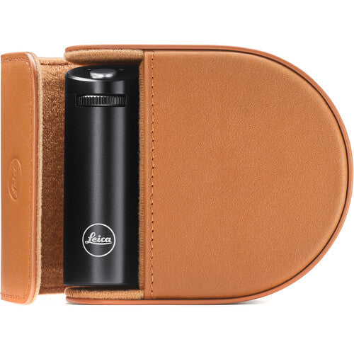 Funda de piel natural para Leica LUX Grip con soporte AirTag integrada