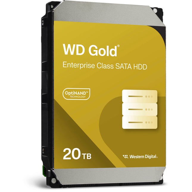 WD 20TB Gold HDD Interno Empresarial 3.5" 7200 rpm SATA III 512MB Cache