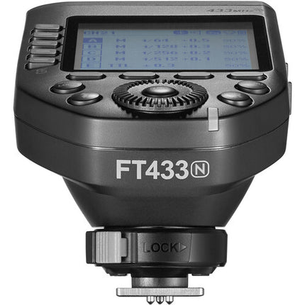 Godox FT433N Disparador flash inalámbrico TTL para Nikon 433 MHz 100 m rango