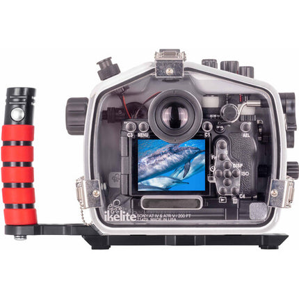 Ikelite Deluxe 200DL Carcasa Subacuática para Sony a7 IV y a7R V Profundidad 200 pies y Dobles Mangos