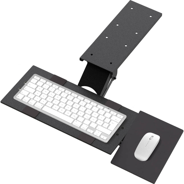 Uncaged Ergonomics KT1 Bandeja Ergonómica Ajustable para Teclado 95 mm de Ajuste Bajo Escritorio