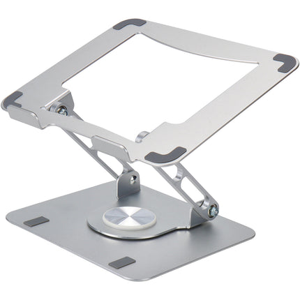 Uncaged Ergonomics Swivel Laptop Stand 2.0 Soporte Giratorio Plata 7.5" Altura Compatible 10-15.6