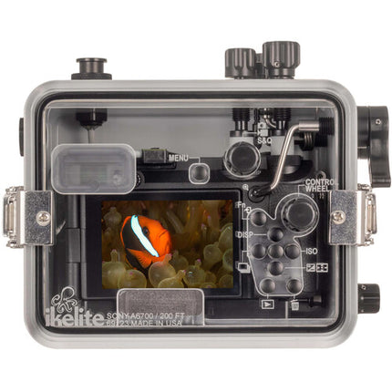 Ikelite Deluxe 200DLM/E Carcasa Acuática Profundidad 200' con Dobles Mangos y Puerto de Lentes Intercambiable para Sony a6700