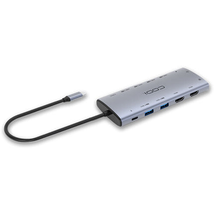 CODi 12-en-1 Hub Multiconexión USB C HDMI Ethernet portátil aluminio