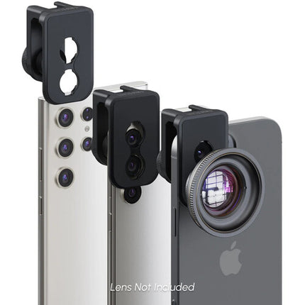 ShiftCam Universal Mount para Smartphones ancho 0.14 a 0.63 pulgadas con montura de aluminio