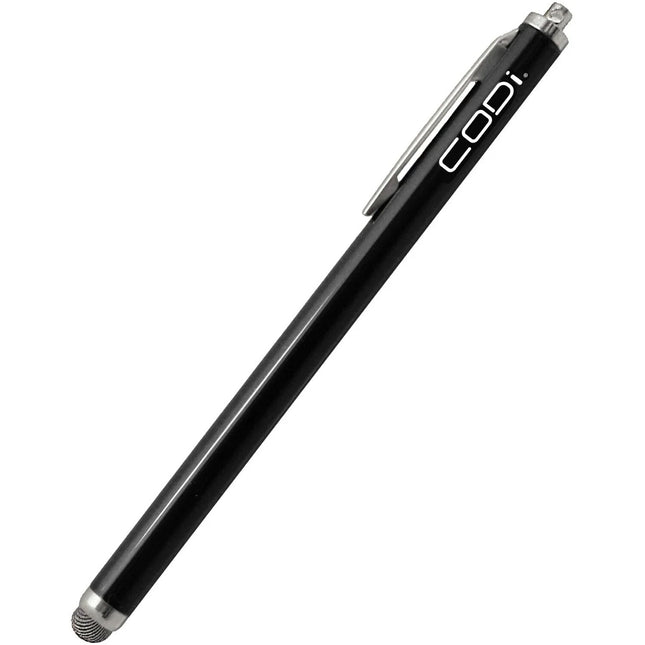 CODi lápiz capacitivo cuerpo de aluminio punta de malla de goma para pantallas táctiles capacitiva