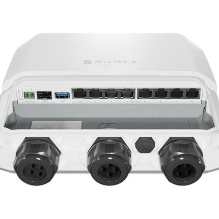 MikroTik RB5009UPr+S+OUT Switch de Red Gestionado Exterior 130W PoE 10G SFP+