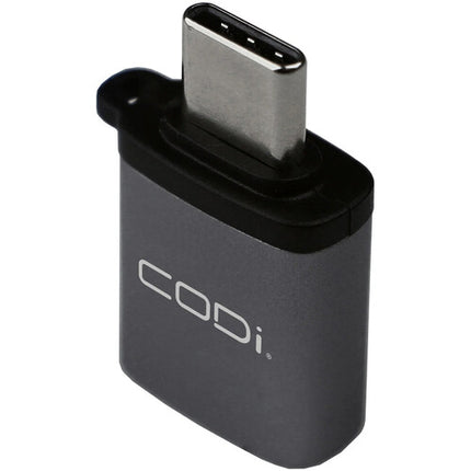 CODi Adaptador USB-C a USB-A Velocidad 10 Gb/s Compacto de Aluminio
