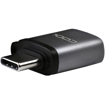 CODi Adaptador USB-C a USB-A Velocidad 10 Gb/s Compacto de Aluminio