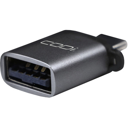CODi Adaptador USB-C a USB-A Velocidad 10 Gb/s Compacto de Aluminio