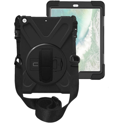 CODi Funda Rugged para iPad 9.7 6ª Gen con Correa y Soporte Giratorio