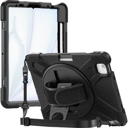 CODi Rugged Case para iPad Air 11" M3 con correa y soporte giratorio