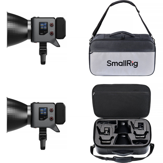 SmallRig RC 220B Pro Luz LED Bicolor Monolight Kit 2 Luces 2700-6500K CRI 95 Bowens