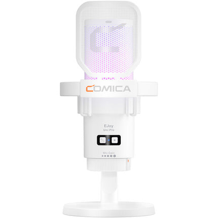 Comica Audio EJoy Uni Pro D Micrófono Condensador Cardioide Inalámbrico USB-C RGB 48 kHz 50 Horas Batería
