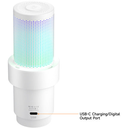 Comica Audio EJoy Uni Pro D Micrófono Condensador Cardioide Inalámbrico USB-C RGB 48 kHz 50 Horas Batería