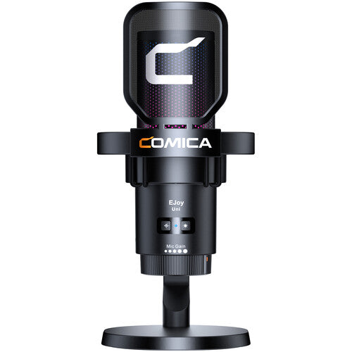 Comica Audio EJoy Uni D Micrófono USB-C Cardioide Condensador 48 kHz 24-Bit con Soporte Ajustable