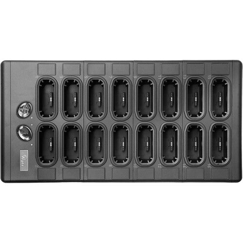 Listen Technologies Auri Docking Station 16 Bahías para Receptores RX1 con Fuente de Alimentación